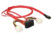 Obrázek Delock Cable mini SAS SFF-8087 > 4 x SAS SFF-8482 + power 1 m