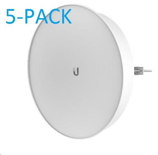 Obrázek UBNT airMAX PowerBeam M5 ISO 2x25dBi, 5-PACK [400mm, Client/AP/Repeater, 5GHz, 802.11a/n, 10/100/1000 Ethernet]