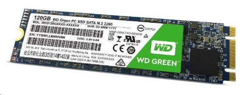 Obrázek WD GREEN SSD WDS120G1G0B 120GB M.2, (R:540, W:430MB/s)