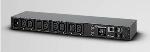 Obrázek CyberPower Rack PDU, Switched, 1U, 10A, (8)C13, IEC C14