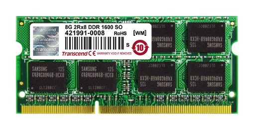 Obrázek SODIMM DDR3 8GB 1600MHz TRANSCEND pro Apple iMac 2012 (SR,x8)