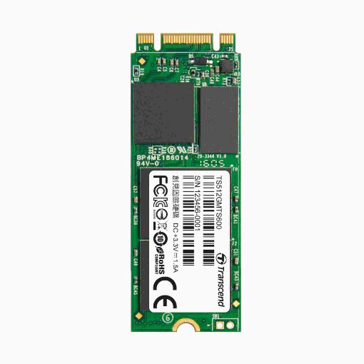 Obrázek TRANSCEND Industrial SSD MTS600 512GB, M.2 2260, SATA III 6Gb/s, MLC