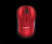 Obrázek Logitech Wireless Mouse M185, red