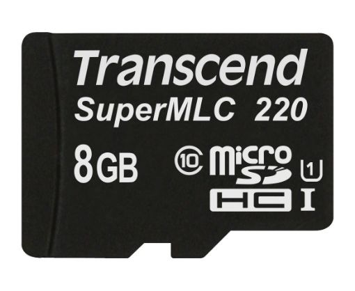 Obrázek TRANSCEND Industrial Micro SDHC 220I UHS-I U1 Card 8GB (Super MLC)