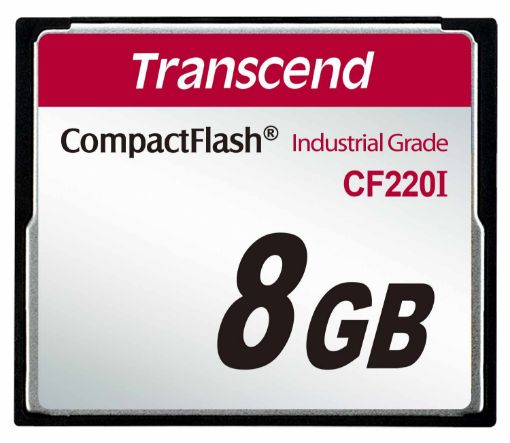 Obrázek TRANSCEND Industrial Compact Flash Card CF220I 8GB, SLC (UDMA5)