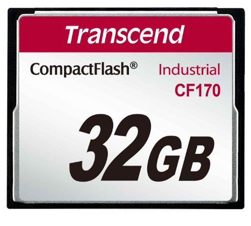 Obrázek TRANSCEND Industrial Compact Flash Card CF170, 32GB, MLC