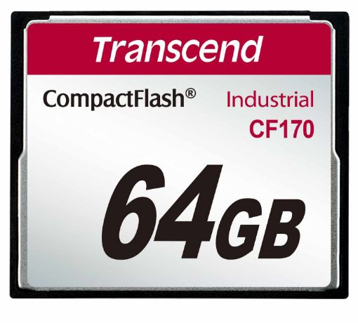 Obrázek TRANSCEND Industrial Compact Flash Card CF170, 64GB, MLC