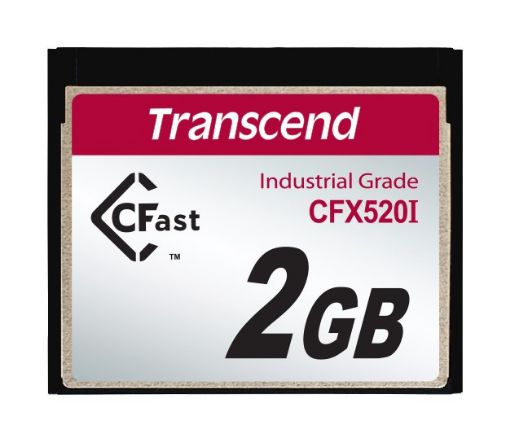 Obrázek TRANSCEND Industrial Compact Flash Card CFX520I 2GB, CFast 1.1, SATA2, SLC