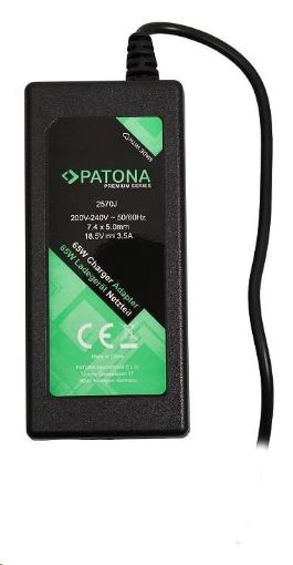 Obrázek PATONA napájecí adaptér k ntb/ 18,5V/3,5A 65W/ konektor 7,4x5mm+pin/ HP PREMIUM