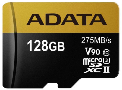 Obrázek ADATA Micro SDXC karta 128GB UHS-I U3 + SD adaptér