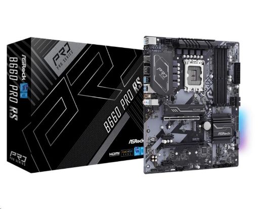 Obrázek ASRock MB Sc LGA1700 B660 PRO RS, Intel B660, 4xDDR4, 1xDP, 1xHDMI