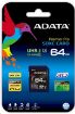 Obrázek ADATA SDXC karta 64GB UHS-I U3 Class 10, Premier Pro (R: 95MB / W: 60MB)