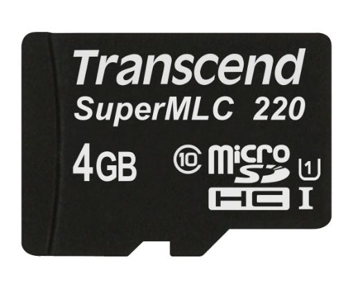Obrázek TRANSCEND Industrial Micro SDHC 220I UHS-I U1 Card 4GB (Super MLC)