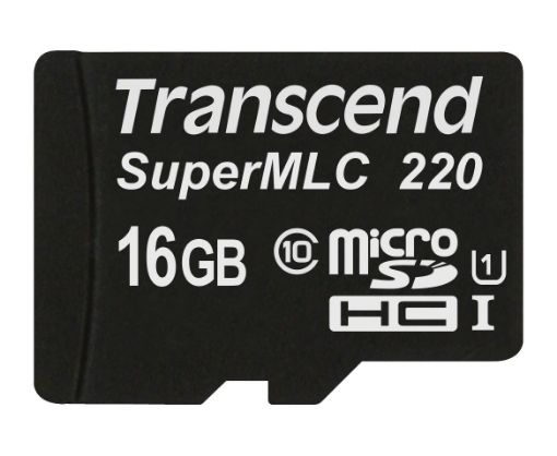 Obrázek TRANSCEND Industrial Micro SDHC 220I UHS-I U1 Card 16GB (Super MLC)