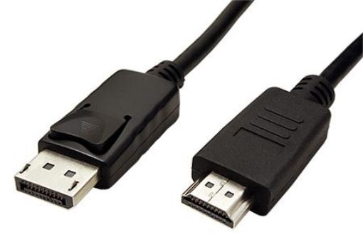 Obrázek ROLINE GREEN DisplayPort - HDMI kabel, DP(M) -> HDMI M, TPE, černý, 2m