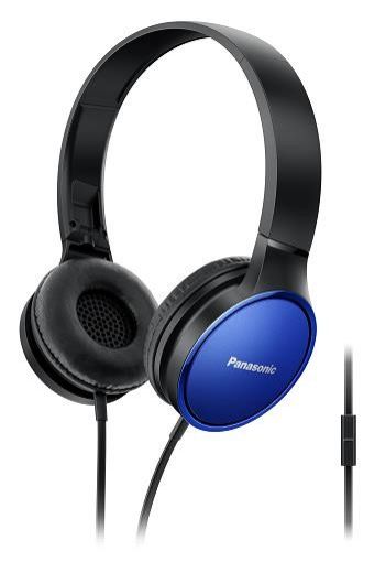 Obrázek Panasonic stereo sluchátka RP-HF300ME-A, 3,5 mm jack, modrá