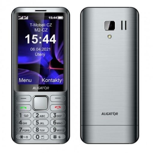 Obrázek Aligator D950 Dual SIM, stříbrná