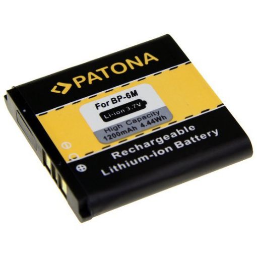 Obrázek PATONA baterie pro mobilní telefon Nokia BP-6M 1200mAh 3,7V Li-Ion