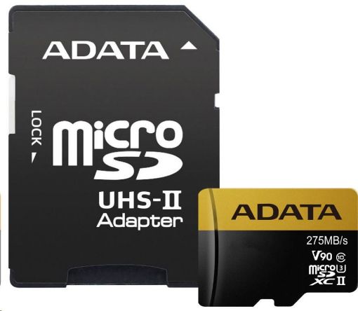 Obrázek ADATA Micro SDXC karta 64GB UHS-I U3 + SD adaptér