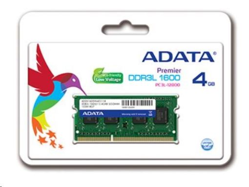 Obrázek SODIMM DDR3L 4GB 1600MHz CL11 ADATA