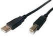 Obrázek GEMBIRD Kabel USB 2.0 A-B propojovací 4,5m Premium (černý, ferit, zlacené kontakty)