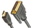 Obrázek GEMBIRD Kabel HDMI - DVI 3m (M/M, DVI-D, Single Link, zlacené kontakty, stíněný)