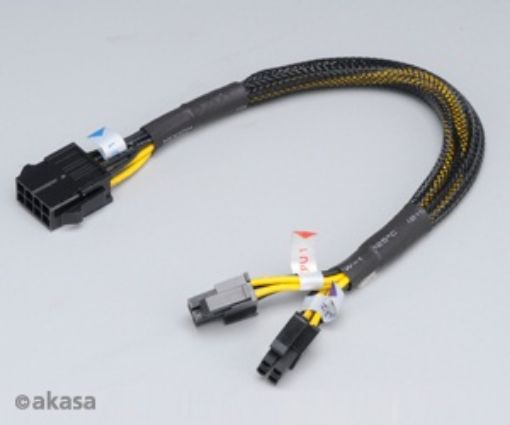 Obrázek Redukce z 8pin (M) na 8pin (2x4pin) - 30 cm