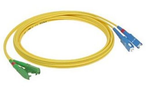 Obrázek Patchcord FO duplex E2000/APC-SC/PC 9/125um SM 7m