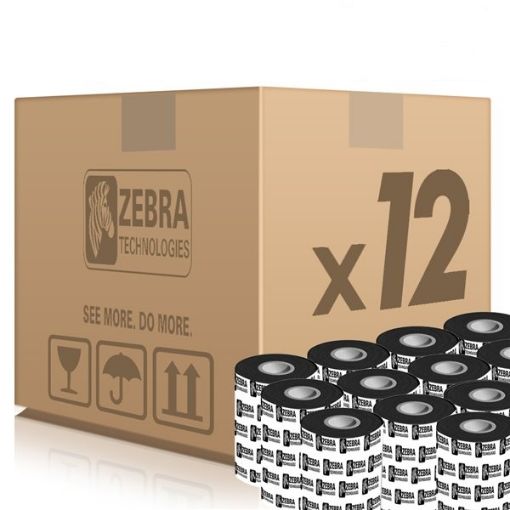 Obrázek Zebra páska 2300 Wax. šířka 64mm. délka 74m