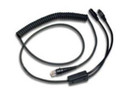 Obrázek RS232 cable TTL,con.D9pinF, coiled, 2,3m