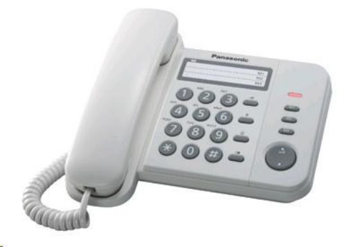 Obrázek Panasonic KX-TS520FXW jednolinkový telefon