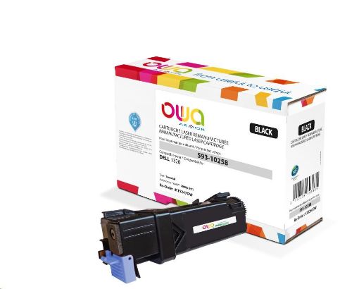 Obrázek OWA Armor toner pro DELL 1320, 2000 Stran, 593-10258, černá/black