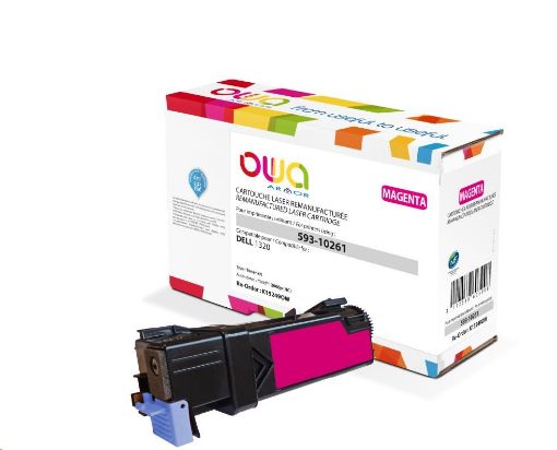 Obrázek OWA Armor toner pro DELL 1320, 2000 Stran, 593-10261, červená/magenta