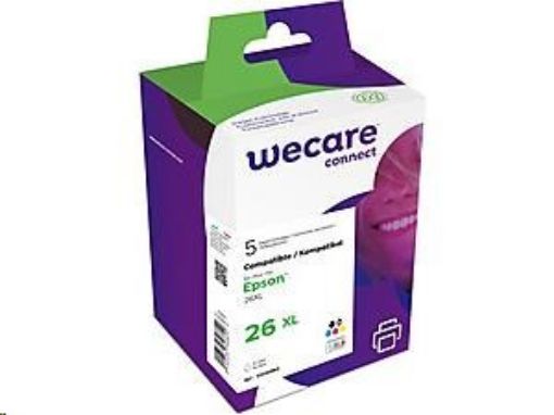 Obrázek WECARE ARMOR cartridge pro Epson XP510/520/720820/600 Series/810/710/800/700 (T263X), sada CMYK+Ph.BK,