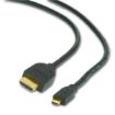 Obrázek Kabel HDMI-HDMI micro 3m, 1.3 M/M zlacené k,černy