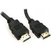 Obrázek Kabel HDMI-HDMI mini 1, 8m zlac.kon. stin 1.4,černý