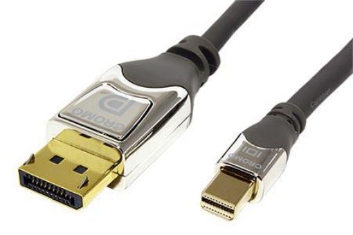 Obrázek CROMO DisplayPort kabel, DP(M) - miniDP(M), 2m