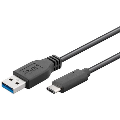 Obrázek PremiumCord USB-C/male - USB-A/Male, černý, 2m