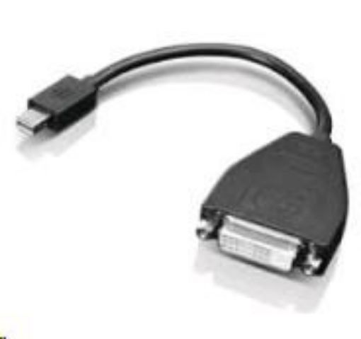 Obrázek LENOVO adaptér Mini-DisplayPort to DVI Monitor Cable - přenos signálu přes miniDP na DVI