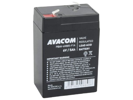 Obrázek AVACOM baterie 6V 5Ah F1 (PBAV-6V005-F1A)