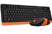 Obrázek A4tech FG1010 FSTYLER set bezdr. klávesnice + myši, oranžová barva