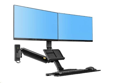 Obrázek Držák na 2 monitory a klávesnici Fiber Mounts MC27-2AB