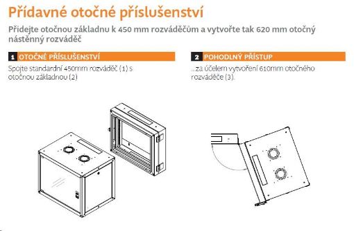 Obrázek Legrand EvoLine nástěnný rozvaděč 20U, 600X450mm, nosnost 65kg, skleněné dveře