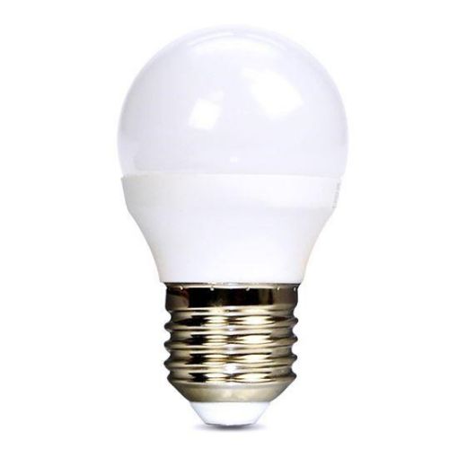 Obrázek Solight LED žárovka, miniglobe, 6W, E27, 6000K, 510lm