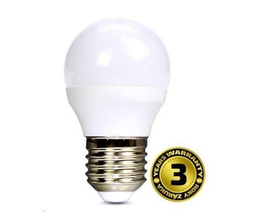 Obrázek Solight LED žárovka, miniglobe, 6W, E27, 3000K, 450lm