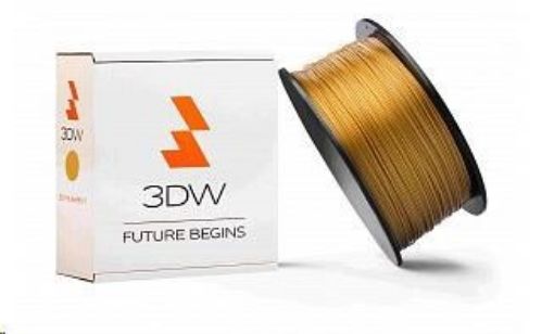 Obrázek 3DW - ABS filament pro 3D tiskárny, průměr struny 1,75mm, barva zlatá, váha 1kg, teplota tisku 200-230°C