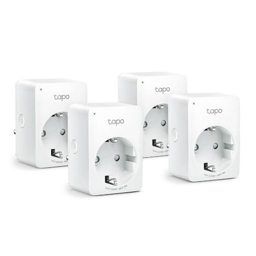 Obrázek TP-Link Tapo P100(4-pack) [Mini chytrá Wi-fi zásuvka]