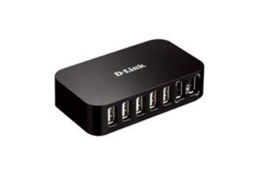 Obrázek D-LINK USB 2.0 HUB, 7xA Port, 1xB Port, AC ad.