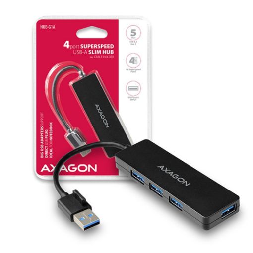 Obrázek AXAGON HUE-G1A, 4x USB 3.2