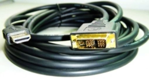 Obrázek Kabel DVI-HDMI, DVI-D(M)/ HDMI M, zlacené kontakty, 5m